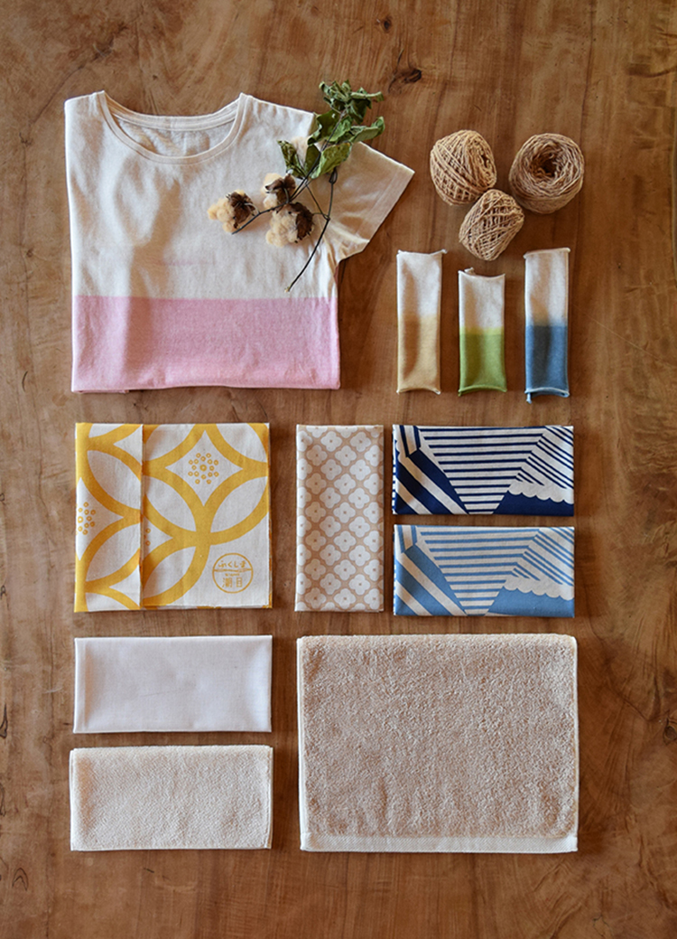 ふくしま潮目の茶綿タオルが完成しました